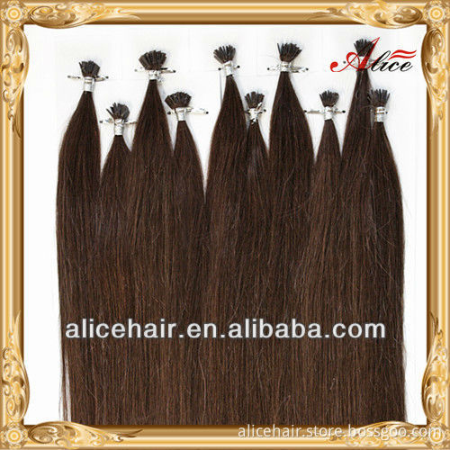 Wholesale price stick tip hair extension indian hair